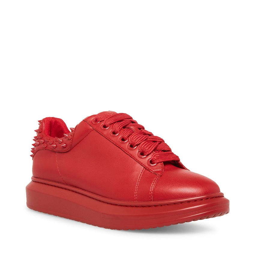 Red Steve Madden Frosting Men's Sneakers | PH 1892FBM